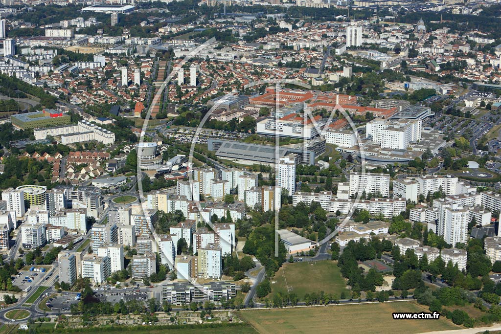 Photo arienne de Reims (Croix du Sud)