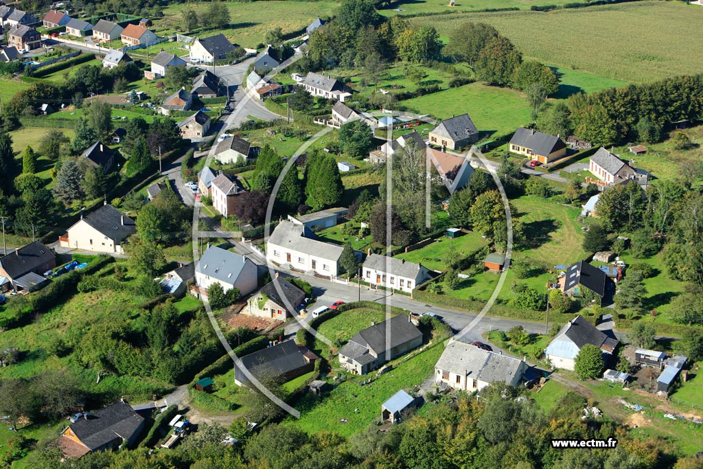 Photo arienne de Saint-Michel (Cocreaumont)