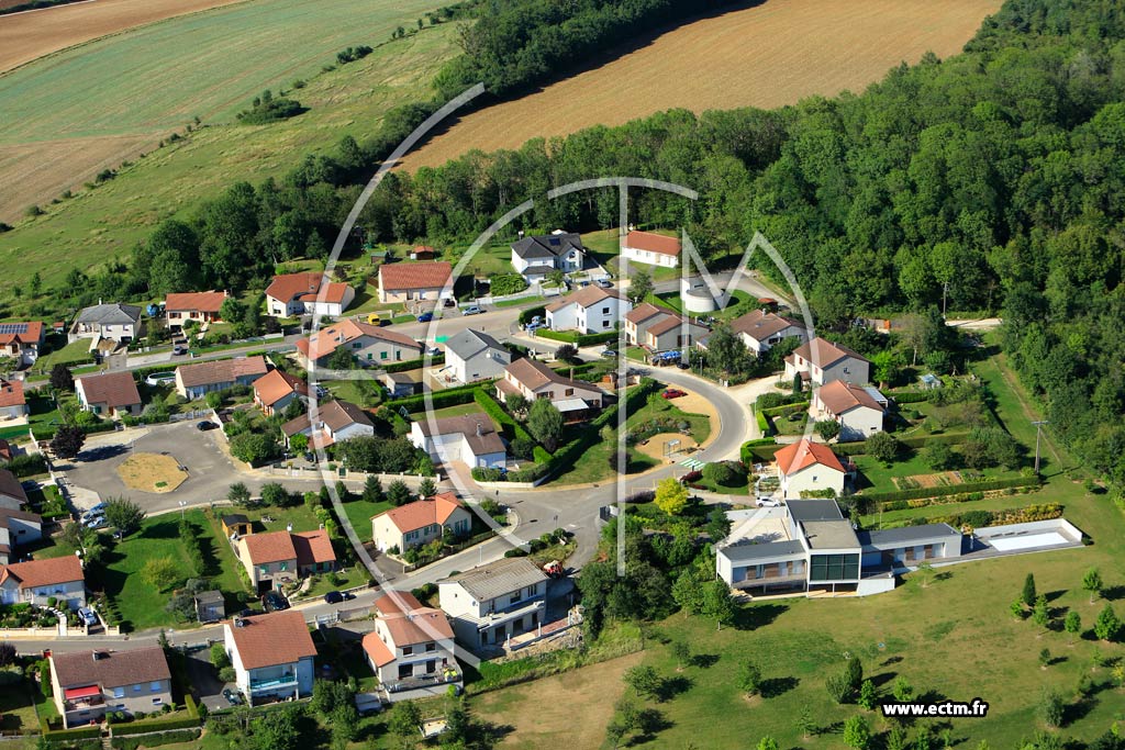 Photo arienne de Belleville-sur-Meuse