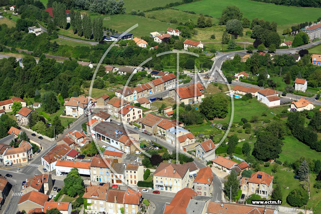 Photo arienne de Clermont-en-Argonne