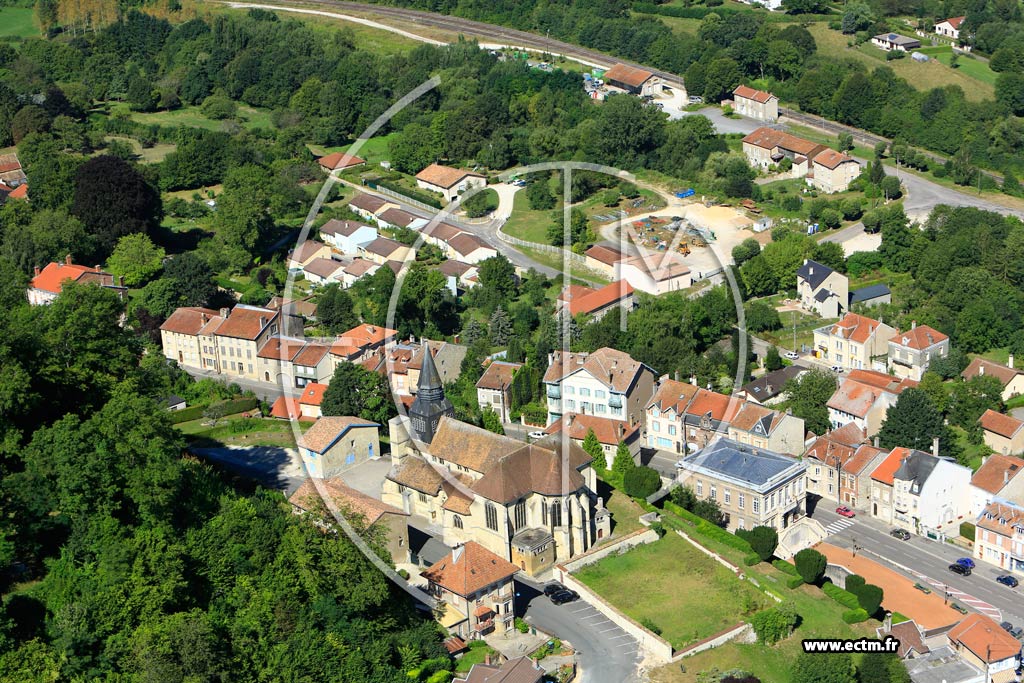 Photo arienne de Clermont-en-Argonne