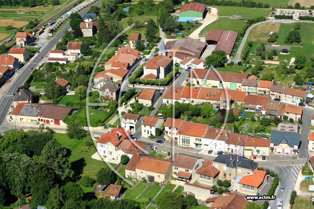 Photo arienne de Dombasle-en-Argonne