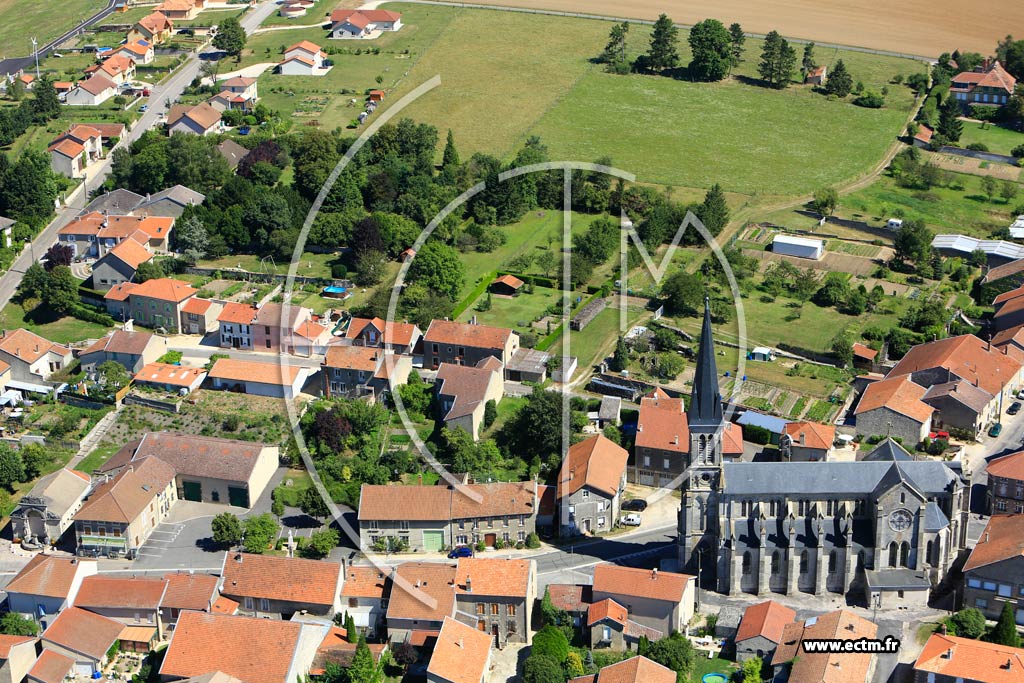 Photo arienne de Lacroix-sur-Meuse