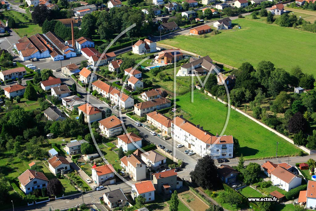 Photo arienne de Verdun (Alle sous Charmois)