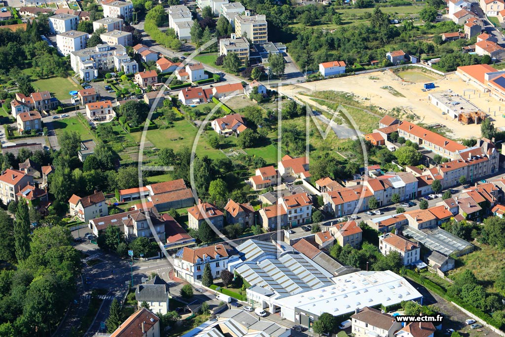 Photo arienne de Verdun (Avenue du Luxembourg)