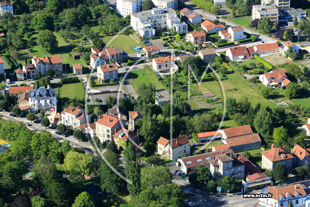 Photo arienne de Verdun (Avenue du Luxembourg)