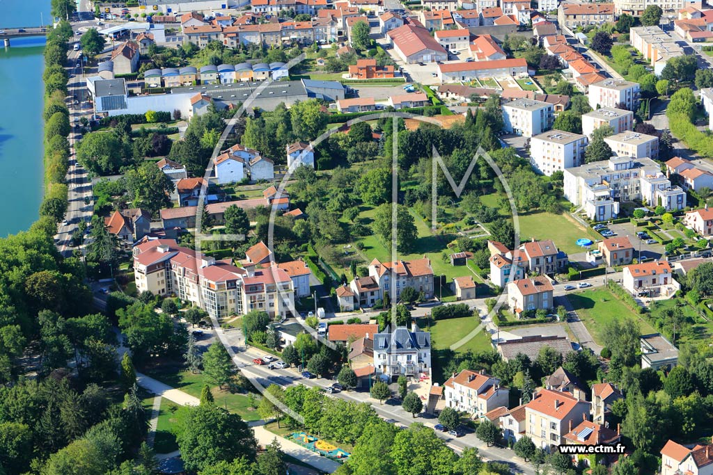 Photo arienne de Verdun (Avenue du Luxembourg)