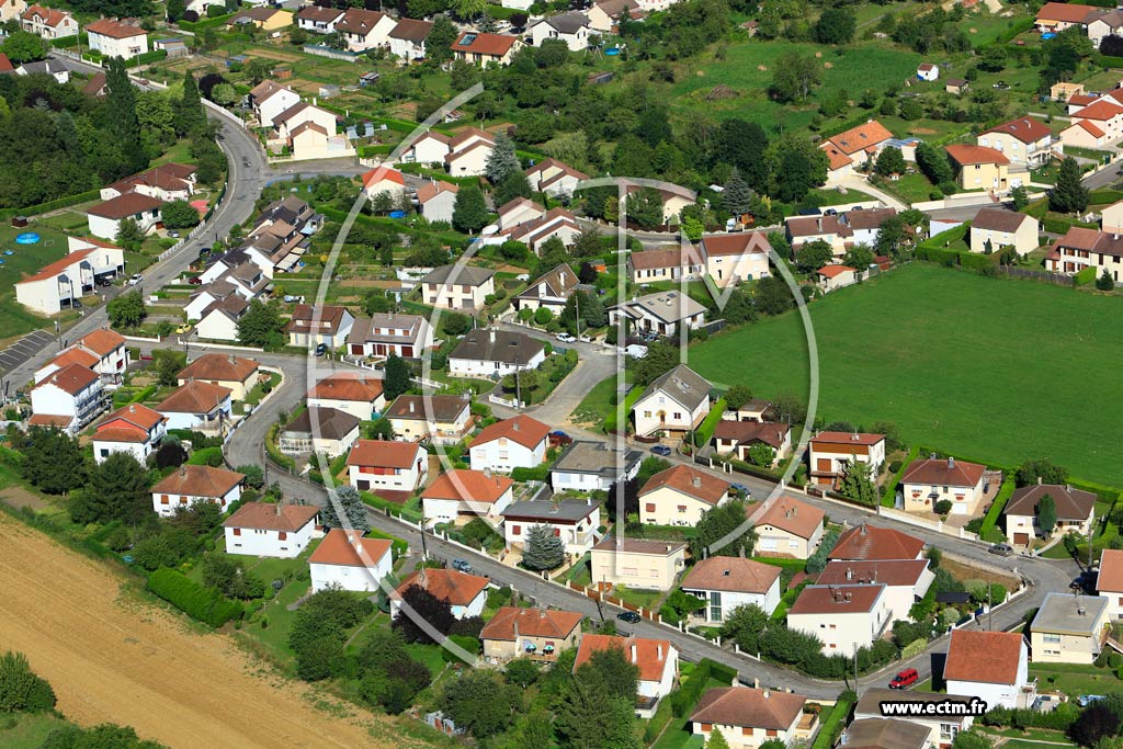 Photo arienne de Verdun (Dieu du Trice)