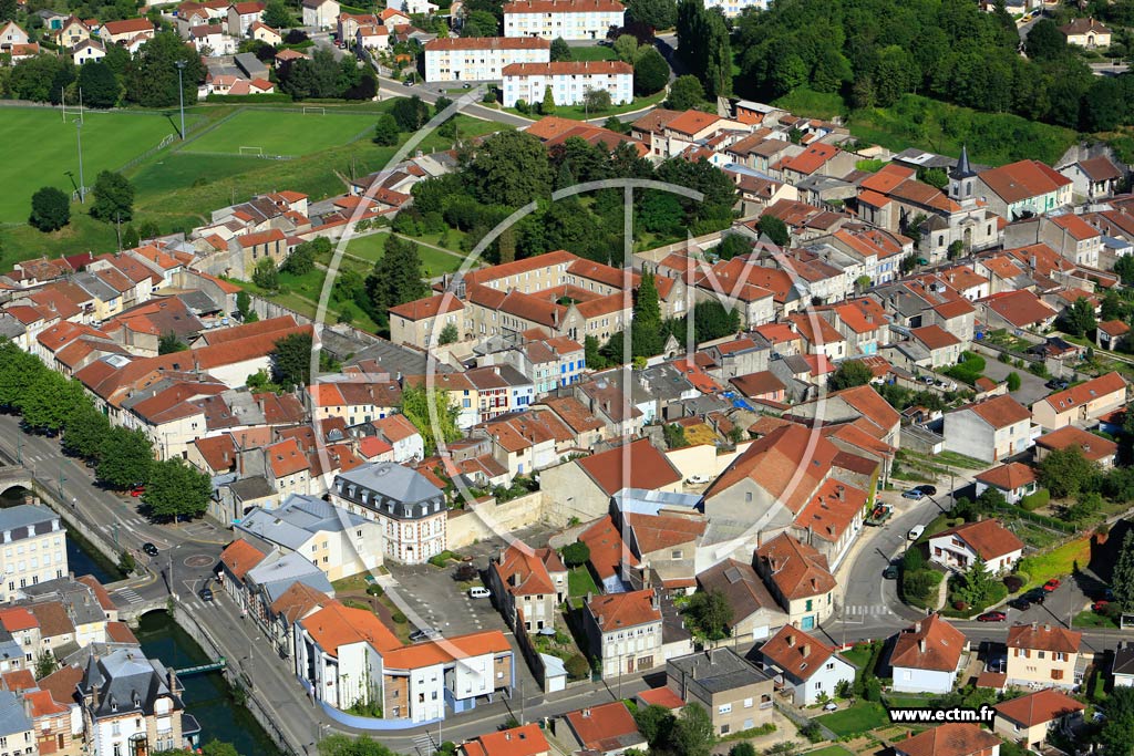 Photo arienne de Verdun (Dieu du Trice)