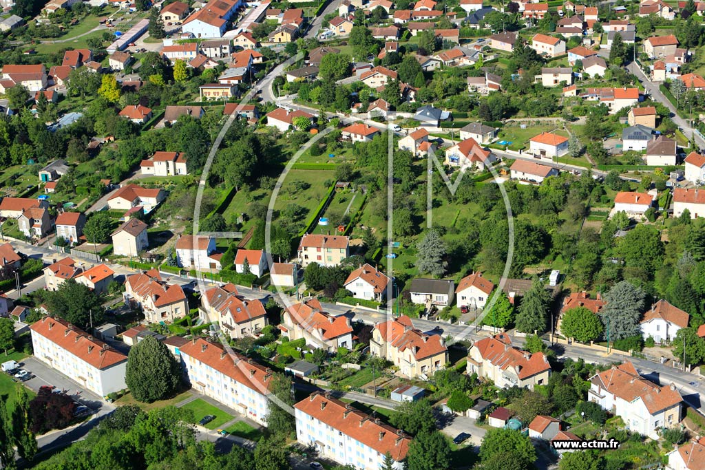 Photo arienne de Verdun (Eparges)