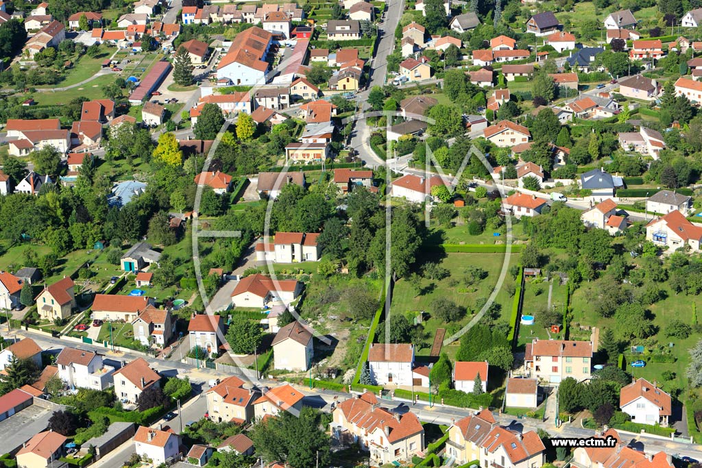 Photo arienne de Verdun (Eparges)