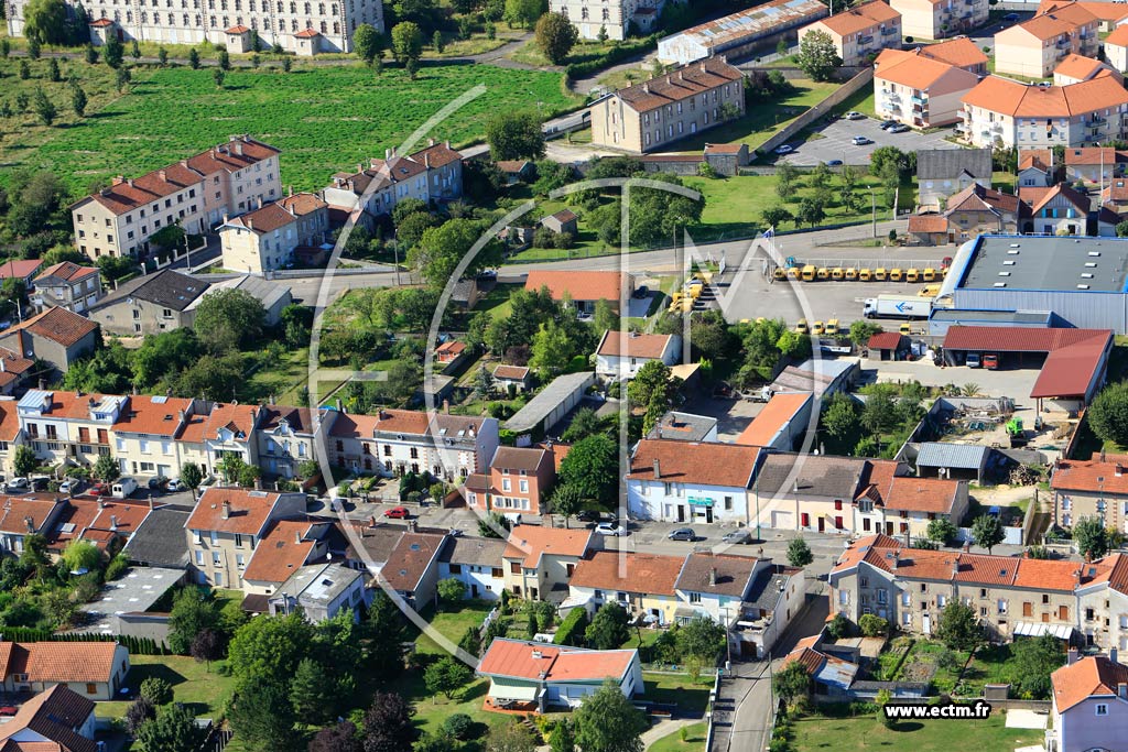 Photo arienne de Verdun (Faubourg du Pav)