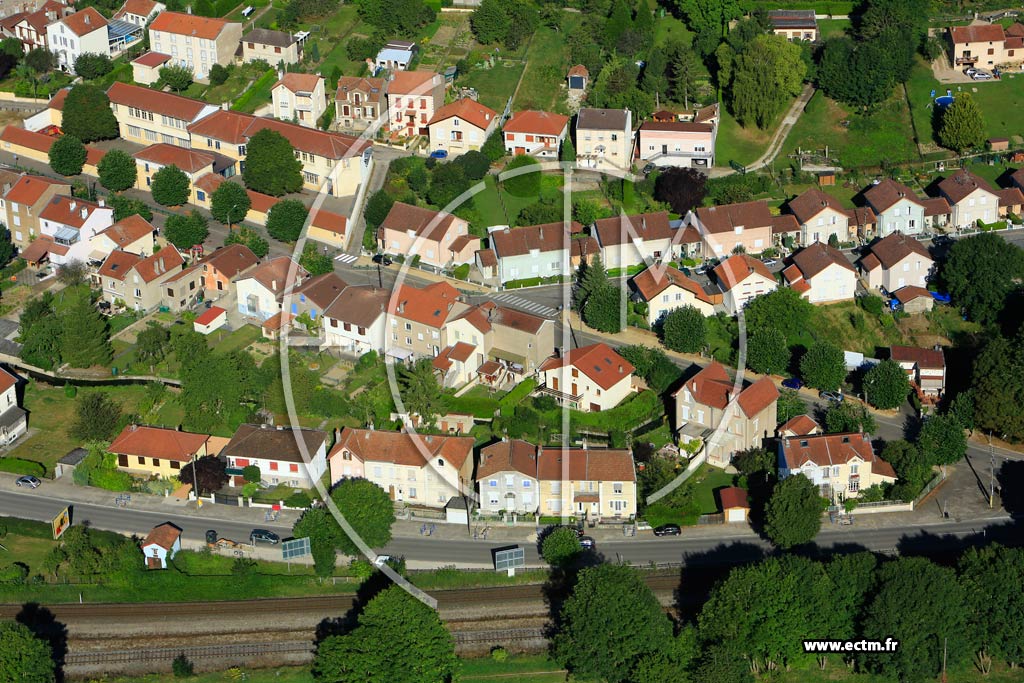 Photo arienne de Verdun (Glorieux)