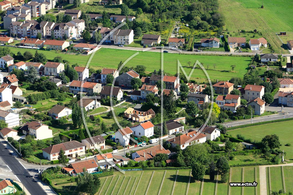 Photo arienne de Verdun (Quartier Driant)