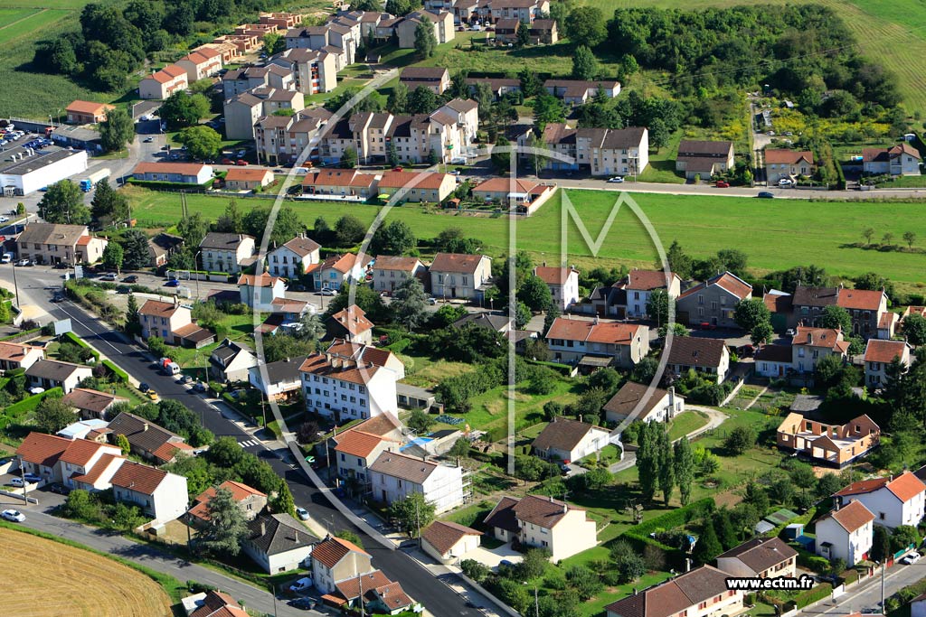 Photo arienne de Verdun (Quartier Driant)