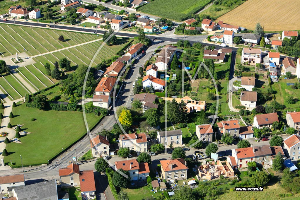 Photo arienne de Verdun (Quartier Driant)