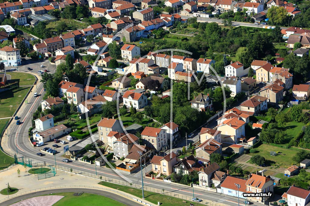 Photo arienne de Verdun (Troyon)