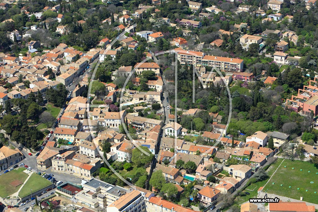 Photo arienne de Nmes (Mont Duplan)