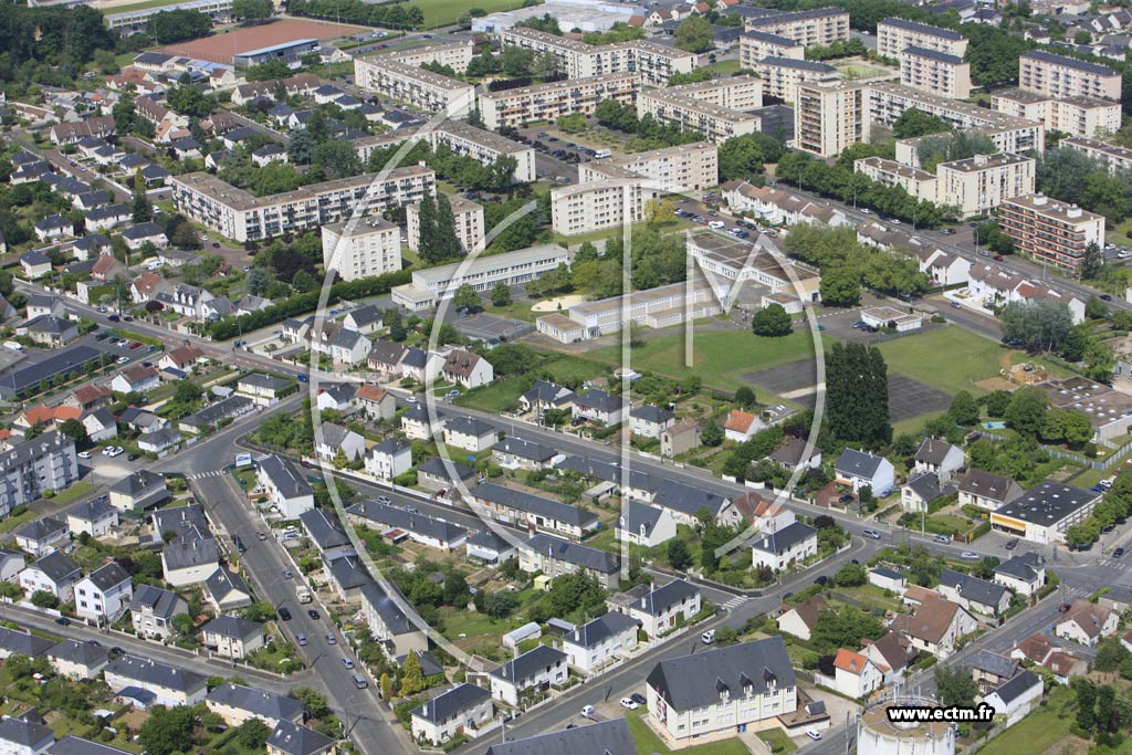 Photo arienne de Blois (Cabochon - Foch)