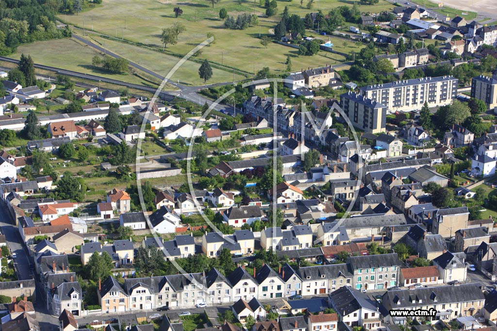 Photo arienne de Blois (Creusille)