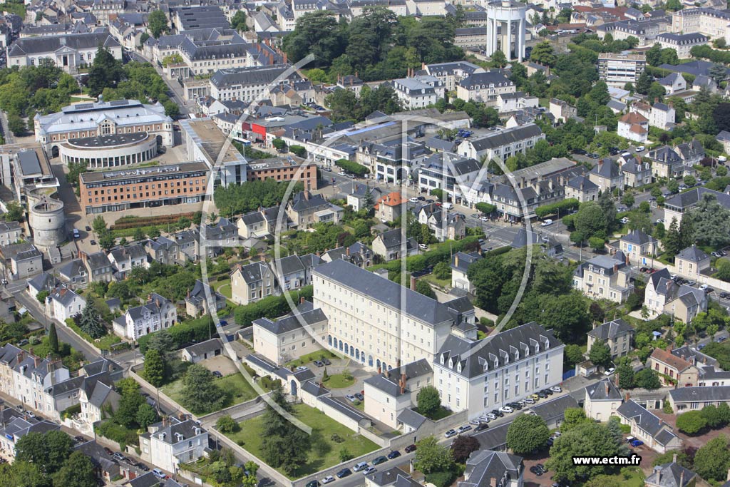 Photo arienne de Blois (Rpublique)