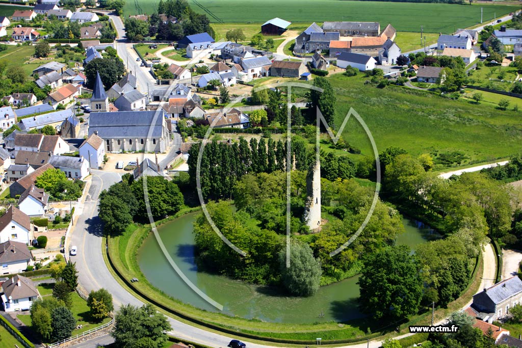 Photo arienne de Coulommiers-la-Tour