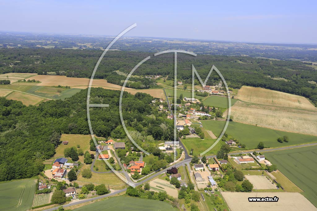 Photo arienne de Beaumont (Puy Gachet)