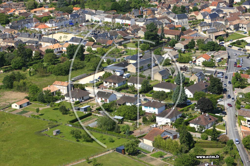 Photo arienne de Bonneuil-Matours (Centre)