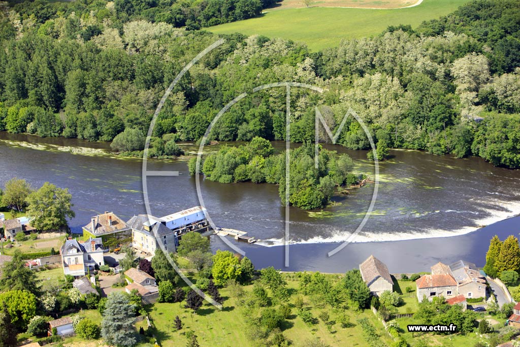 Photo arienne de Bonneuil-Matours (Centre)