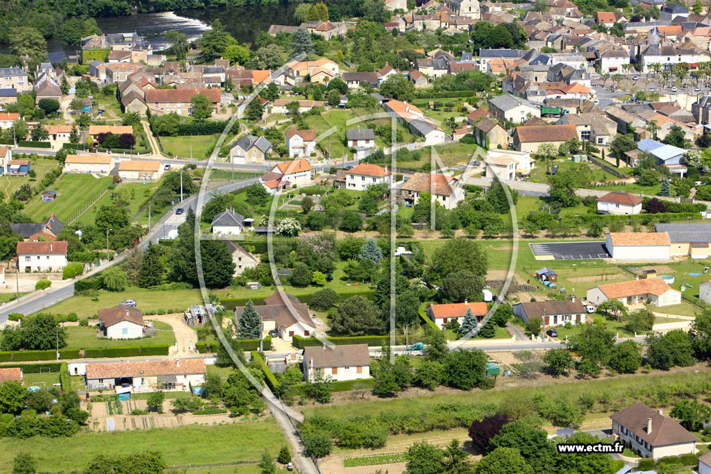 Photo arienne de Bonneuil-Matours (Fond des Roches)