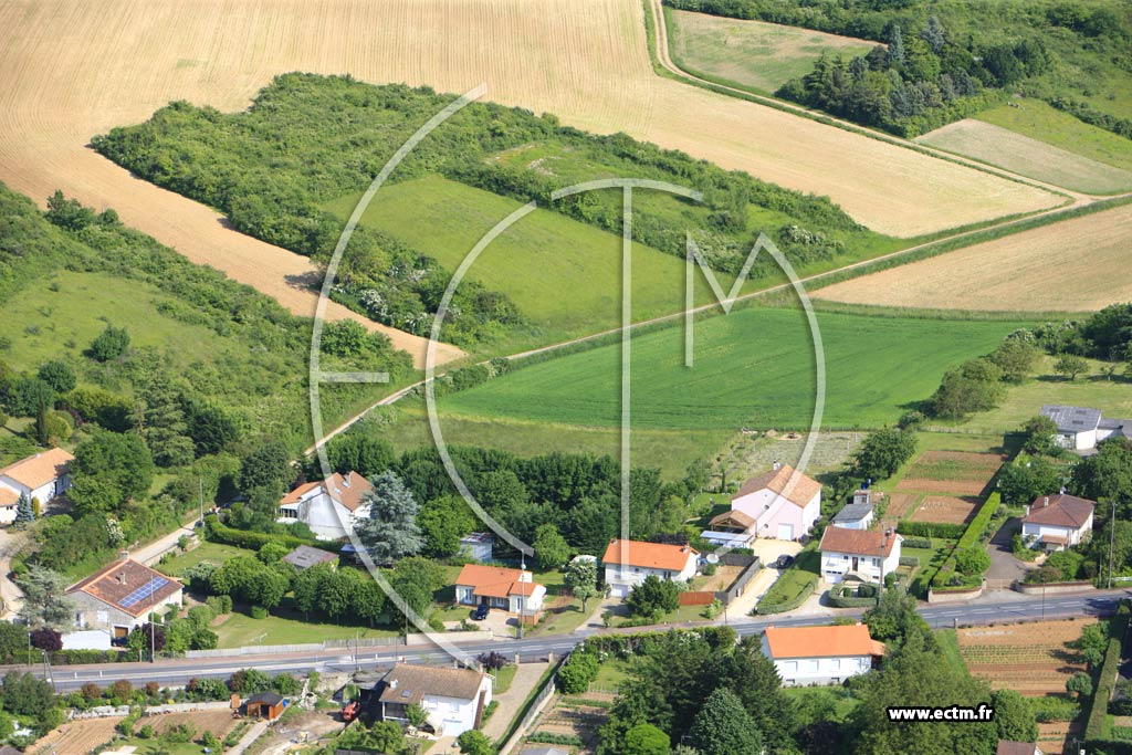 Photo arienne de Dissay (Les Louardires)