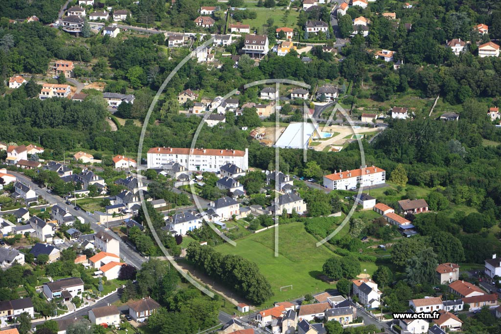 Photo arienne de Poitiers (Bellejouanne)