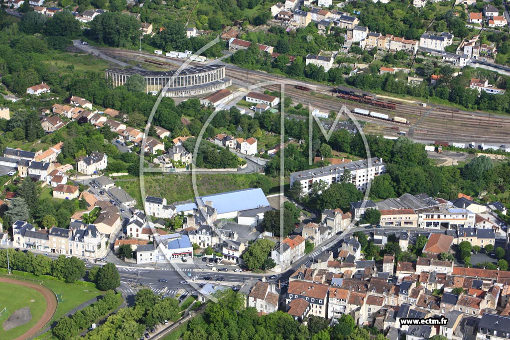 Photo arienne de Poitiers (Chilvert)