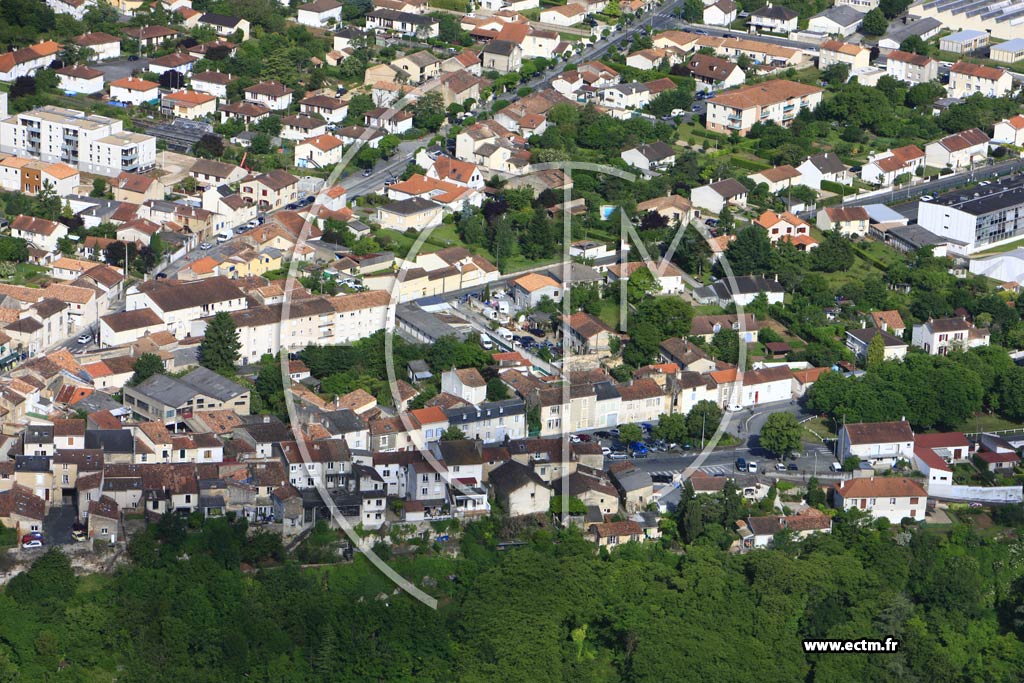 Photo arienne de Poitiers (Demi-Lune)