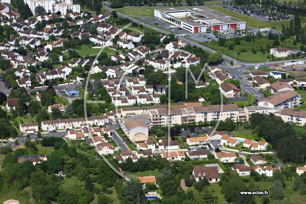 Photo arienne de Poitiers (Gibauderie)