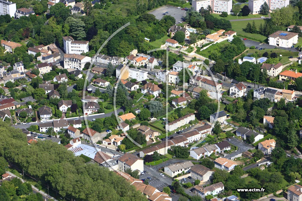 Photo arienne de Poitiers (Trois-Cits)