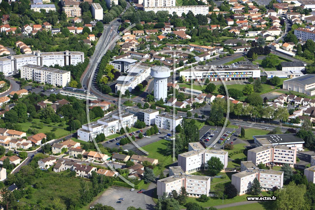 Photo arienne de Poitiers (Trois-Cits)