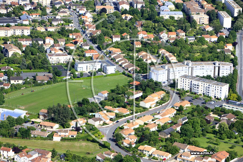 Photo arienne de Poitiers (Trois-Cits)