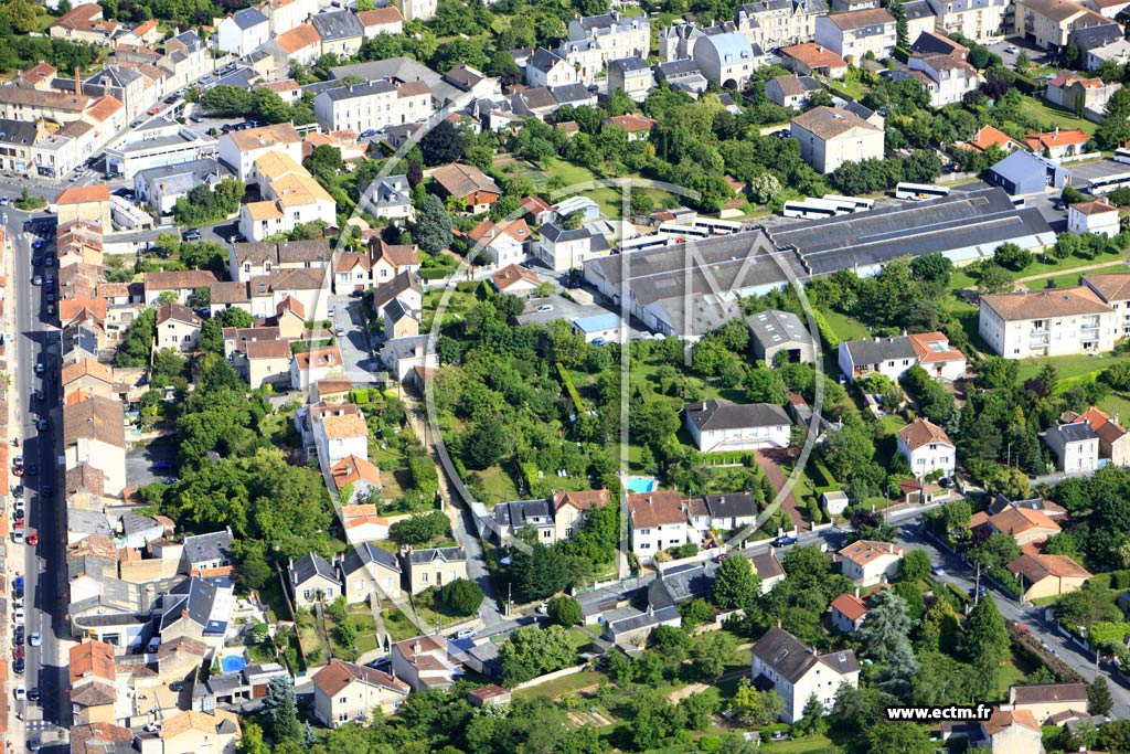 Photo arienne de Poitiers (Trois-Cits)