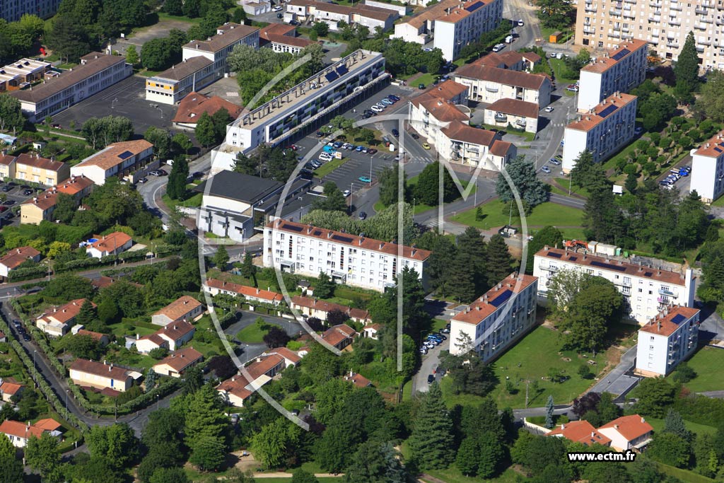 Photo arienne de Poitiers (Trois-Cits)