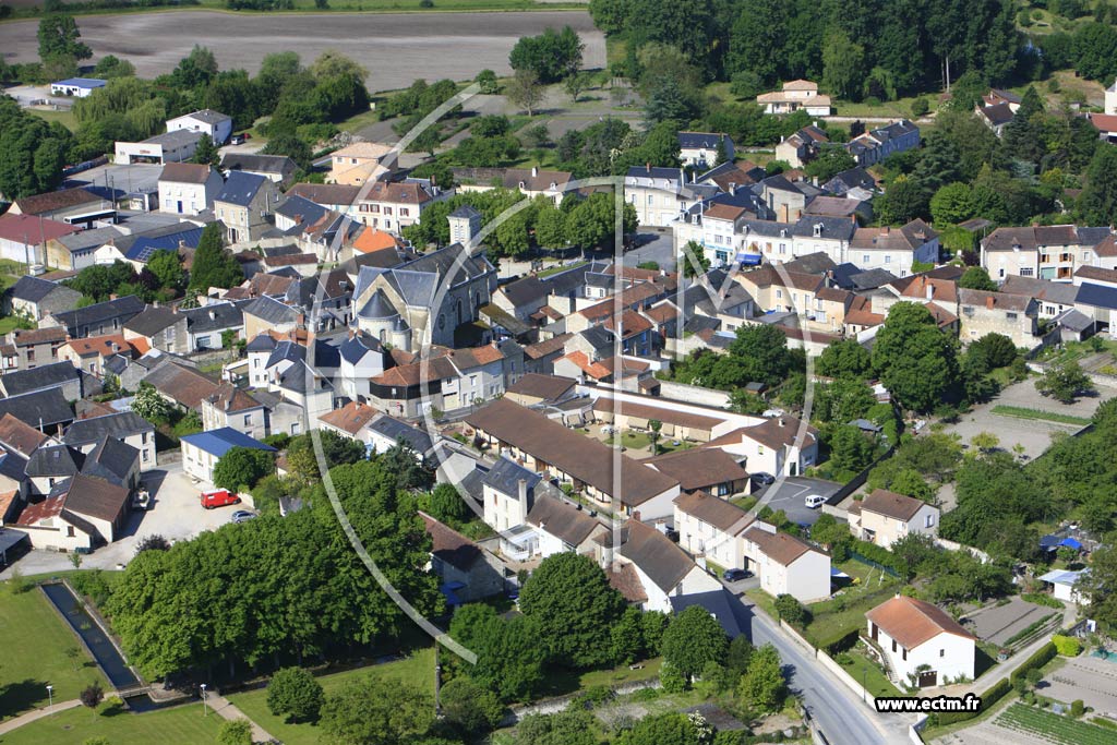 Photo arienne de Saint-Gervais-les-Trois-Clochers