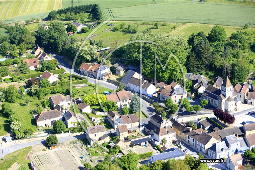 Photo arienne de Vaux-sur-Vienne