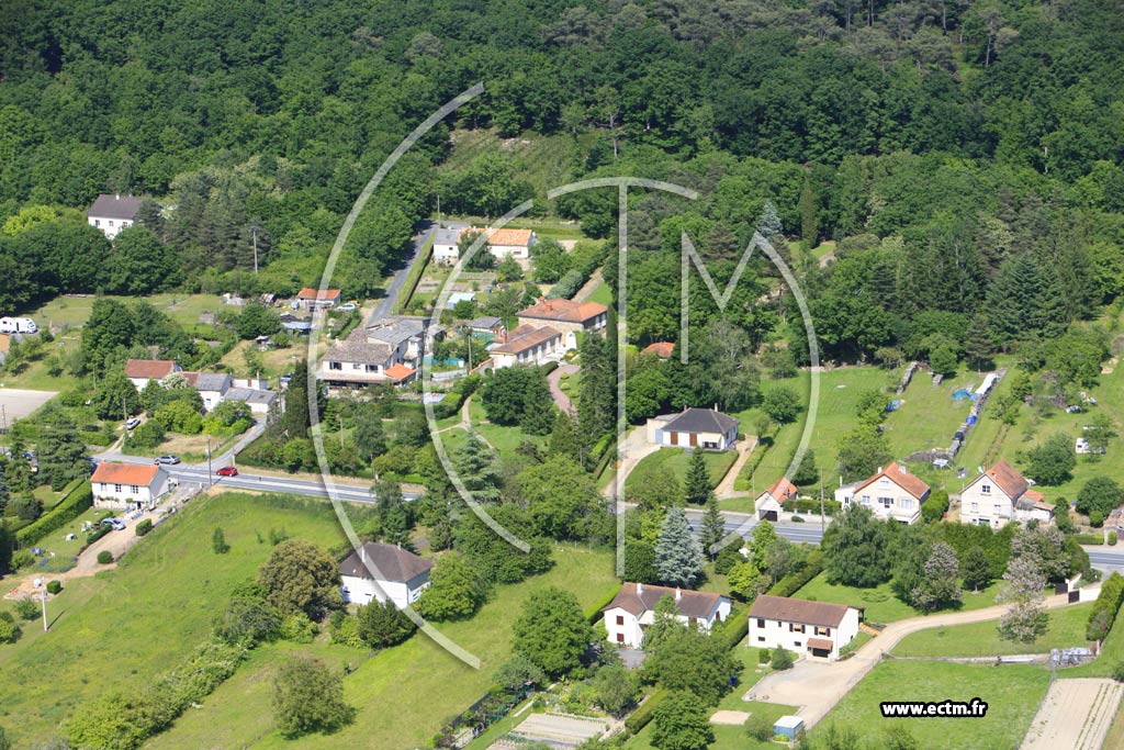 Photo arienne de Vouneuil-sur-Vienne (Villiers)