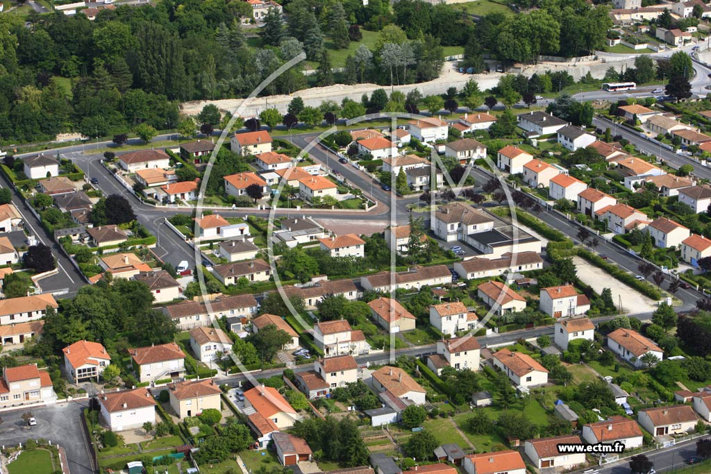 Photo arienne de La Couronne (Stade)