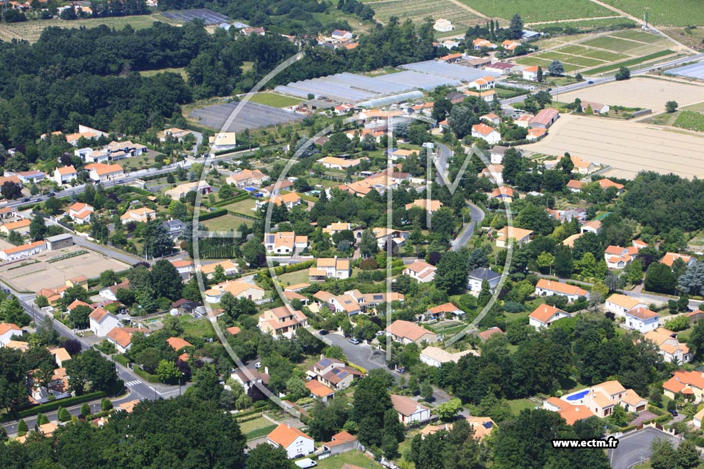 Photo arienne de Basse-Goulaine (Les Landes de la Ple)