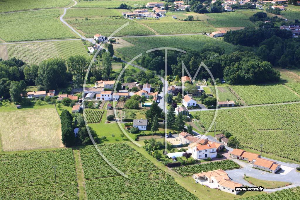 Photo arienne de Chteau-Thbaud (Le Ronzeray)