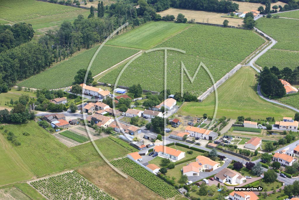 Photo arienne de Chteau-Thbaud (Les Bauches)