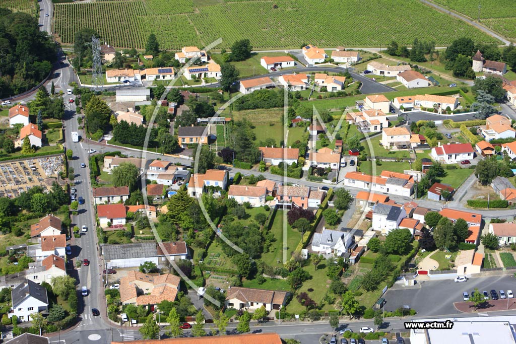 Photo arienne de La Haie-Fouassire