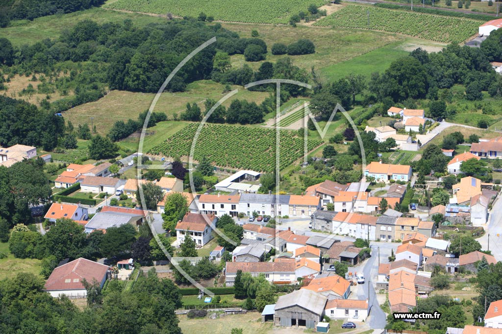 Photo arienne de La Haie-Fouassire (La Caillaudire)