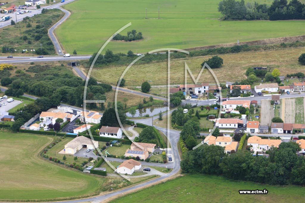 Photo arienne de Pont-Saint-Martin (La Bentire)